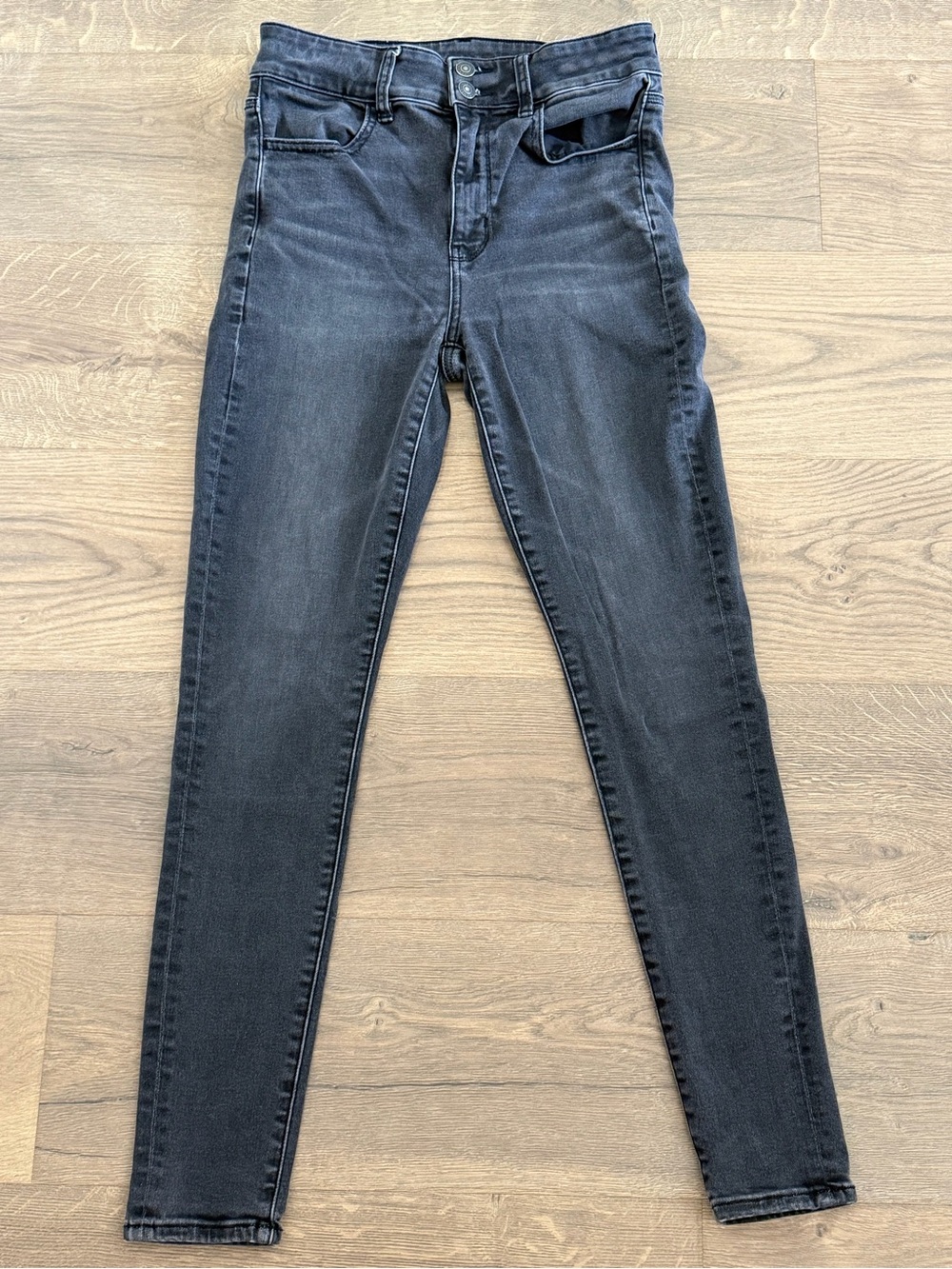 American Eagle Next Level Stretch Black Skinny Jeans 6R